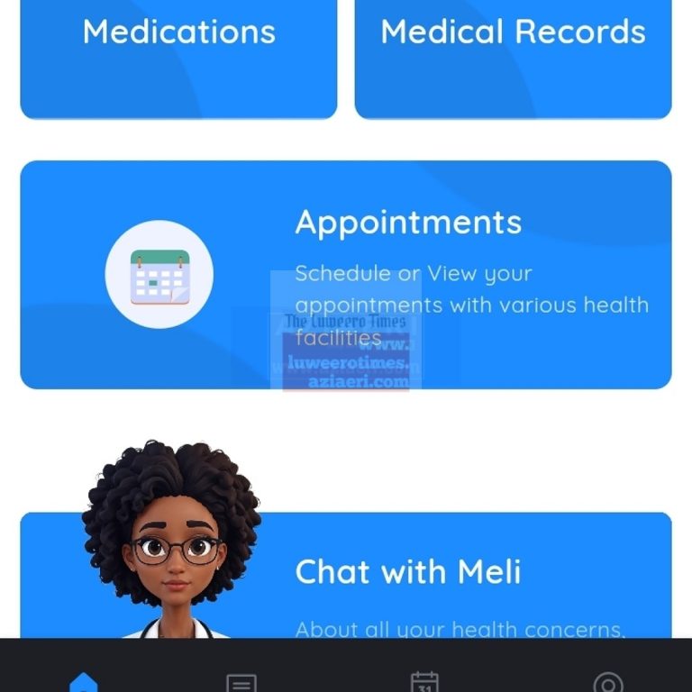 (C) Screenshot of the MyMediKoz App